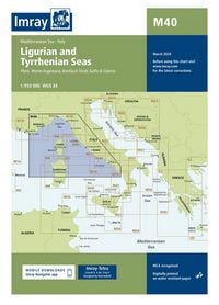 Produktbild: M40 Ligurian and Tyrrhenian Seas, Imray Chart