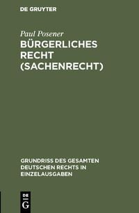 Produktbild: B&uuml;rgerliches Recht (Sachenrecht)
