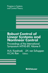 Produktbild: Robust Control of Linear Systems and Nonlinear Control