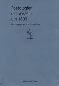 Produktbild: Poetologien des Wissens um 1800