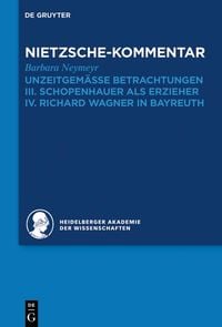 Produktbild: Kommentar zu Nietzsches "Unzeitgem&auml;ssen Betrachtungen"