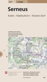 Produktbild: Swisstopo 1 : 25 000 Serneus
