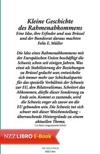 Produktbild: Kleine Geschichte des Rahmenabkommens