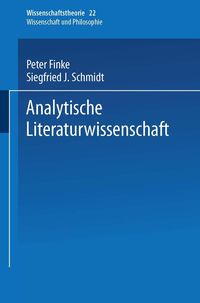 Produktbild: Analytische Literaturwissenschaft