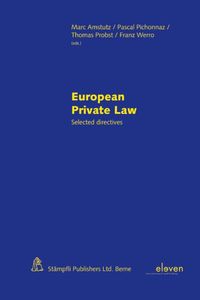Produktbild: European Private Law