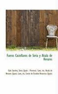 Produktbild: Fueros Castellanos de Soria y Alcal de Henares