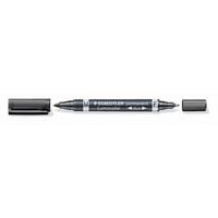 Produktbild: STADTLER Zweispitzmarker Lumocolor perm schw