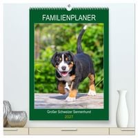 Produktbild: Familienplaner Gro&szlig;er Schweizer Sennenhund (hochwertiger Premium Wandkalender 2027 DIN A2 hoch), Kunstdruck in Hochglanz