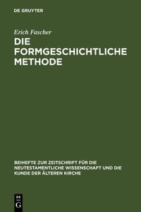 Produktbild: Die formgeschichtliche Methode