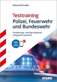 Produktbild STARK Testtraining - Polizei, Feuerwehr und Bundeswehr - Einstellungstest