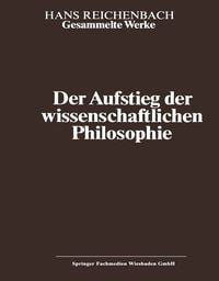Produktbild: Der Aufstieg der wissenschaftlichen Philosophie