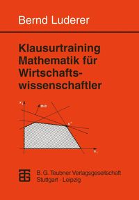 Produktbild: Klausurtraining Mathematik f&uuml;r Wirtschaftswissenschaftler