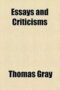 Produktbild: Essays and Criticisms