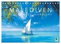 Produktbild: Die Malediven: Fluchtpunkt Sehnsucht (Tischkalender 2027 DIN A5 quer), CALVENDO Monatskalender