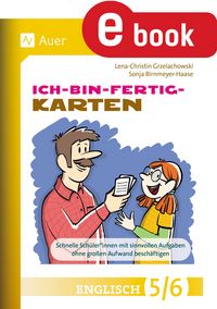 Produktbild: Ich-bin-fertig-Karten Englisch Klassen 5-6