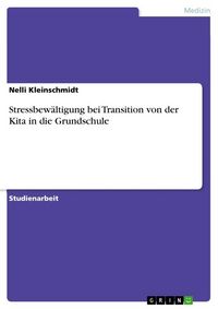 Produktbild: Stressbew&auml;ltigung bei Transition von der Kita in die Grundschule