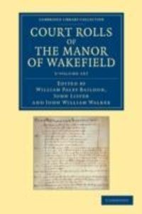 Produktbild: Court Rolls Of The Manor Of Wa