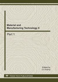 Produktbild: Material and Manufacturing Technology II