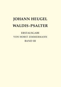 Produktbild: Johann Heugel: Waldis Psalter
