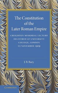 Produktbild: The Constitution of the Later Roman Empire