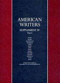 Produktbild: American Writers Supplement 4, Part 2