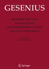 Produktbild: Hebr&auml;isches und Aram&auml;isches Handw&ouml;rterbuch &uuml;ber das Alte Testament