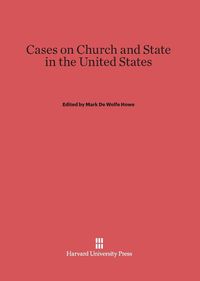 Produktbild: Cases on Church and State in the United States