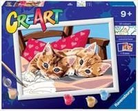 Produktbild: Malen nach Zahlen, CreArt. Two Cuddly Cats