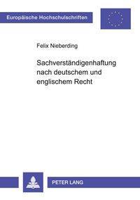 Produktbild: Sachverst&auml;ndigenhaftung nach deutschem und englischem Recht