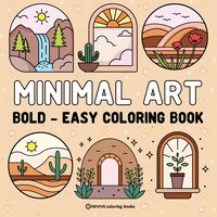 Produktbild: Bold & Easy Minimal Art Coloring Book for Adults & Teens