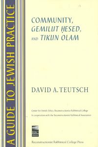 Produktbild: A Guide to Jewish Practice: Community, Gemilut Hesed, and Tikun Olam