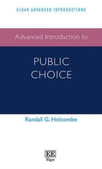 Produktbild: Holcombe, R:  Advanced Introduction to Public Choice