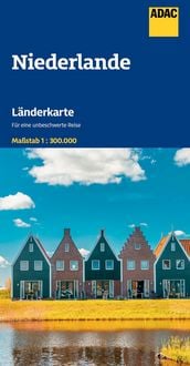 Produktbild: ADAC L&auml;nderkarte Niederlande 1:300.000