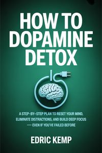 Produktbild: How to Dopamine Detox: A Step-by-Step Plan to Reset Your Mind, Eliminate Distractions, and Build Deep Focus - Even if You've Failed Before