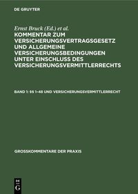 Produktbild: &sect;&sect; 1-48 und Versicherungsvermittlerrecht