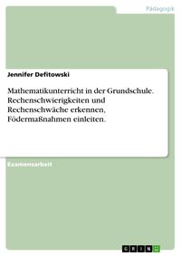 Produktbild: Zum Auftreten von Rechenschwierigkeiten im Mathematikunterricht der Grundschule