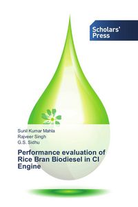Produktbild: Performance evaluation of Rice Bran Biodiesel in CI Engine