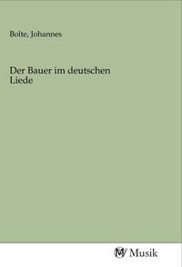 Produktbild: Der Bauer im deutschen Liede