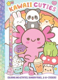 Produktbild: Kawaii Cuties: Coloring Book with Rainbow Pencil