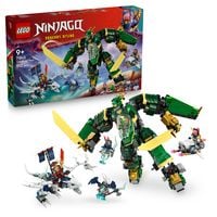Produktbild: LEGO NINJAGO 2in1 Lloyds Jet-Mech - Set mit Drachen & Figuren - 71845