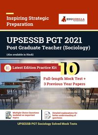 Produktbild: UPSESSB PGT Sociology Recruitment Exam 2021 | 1600+ Objective Questions ( Solved)