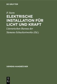 Produktbild: Elektrische Installation f&uuml;r Licht und Kraft