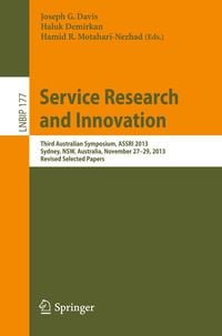Produktbild: Service Research and Innovation