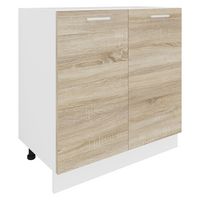 Produktbild: K&uuml;chenschrank B 80 cm Unterschrank Dreht&uuml;ren Esilo