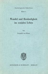 Produktbild: Wandel und Best&auml;ndigkeit im sozialen Leben