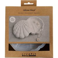 Produktbild: Creativ Company Silikonform, Muschel, H 3 cm, L 13,2 cm, B 13,3 cm, 1 Stk
