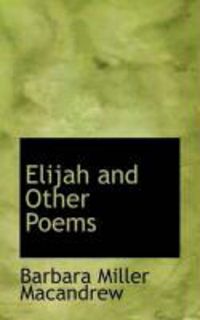 Produktbild: Elijah and Other Poems
