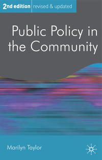 Produktbild: Public Policy in the Community
