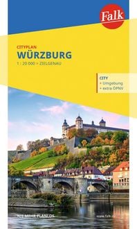 Produktbild: Falk Cityplan W&uuml;rzburg 1:15.000