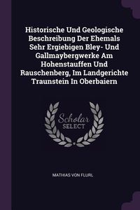 Produktbild: Historische Und Geologische Beschreibung Der Ehemals Sehr Ergiebigen Bley- Und Gallmaybergwerke Am Hohenstauffen Und Rauschenberg, Im Landgerichte Tra